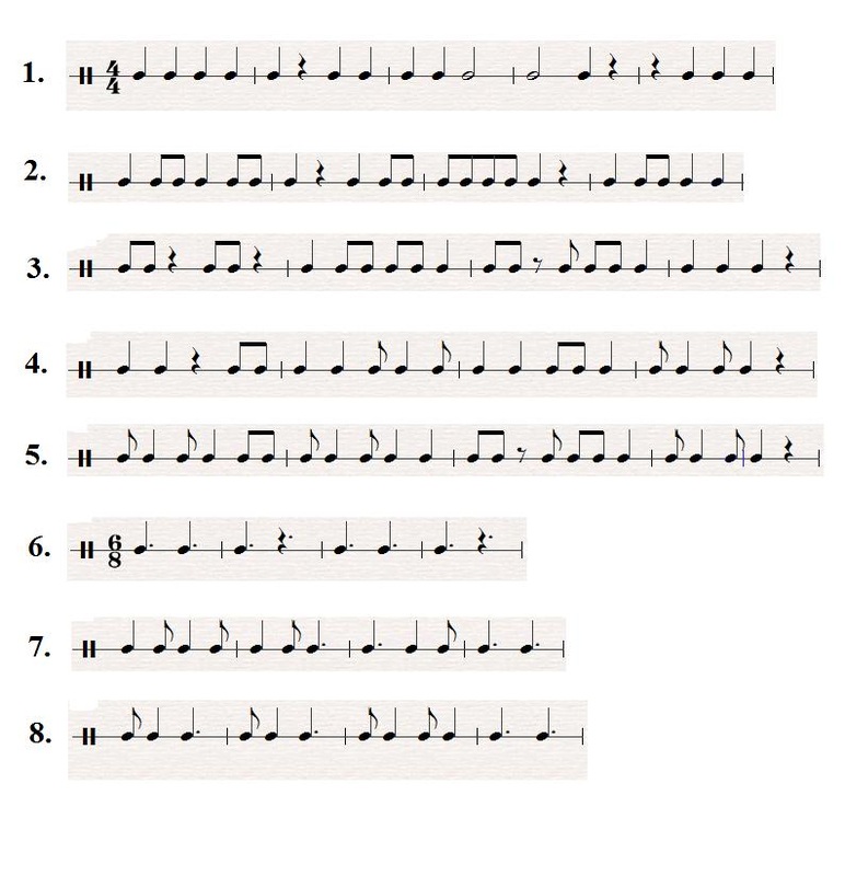 Rhythm Sheet Activity for Band - Leah M. Wooden